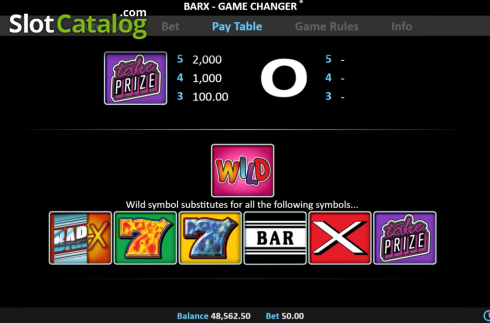 Скрин8. Bar-X Game Changer слот