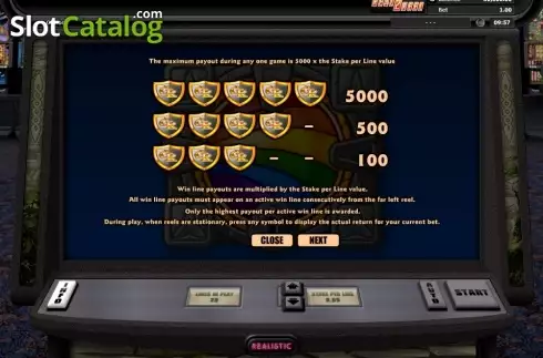 Скрин2. Cashing Rainbows слот