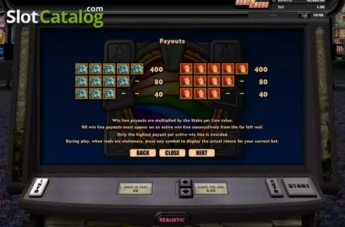 Скрин4. Cashing Rainbows слот