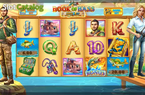Скрин2. Book of Bass слот