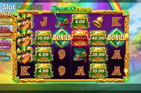 Скрин2. Emerald Frenzy слот