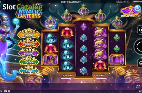 Скрин2. Mystic Lanterns слот