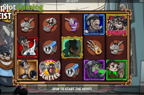 Скрин2. Art Heist слот