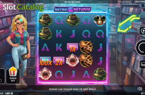 Скрин2. Retro Returns слот