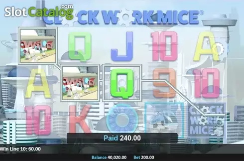 Скрин5. Clockwork Mice слот