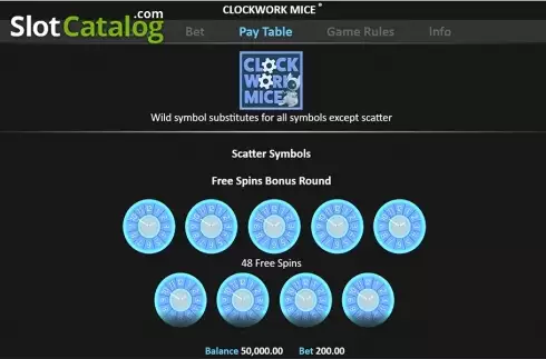 Скрин8. Clockwork Mice слот
