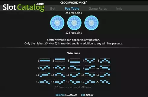 Скрин9. Clockwork Mice слот