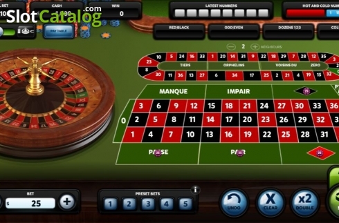 Скрин2. French Roulette (Red Rake) слот