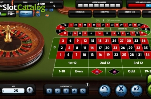 Скрин2. European Roulette (Red Rake) слот