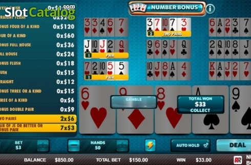 Скрин4. Number Bonus слот
