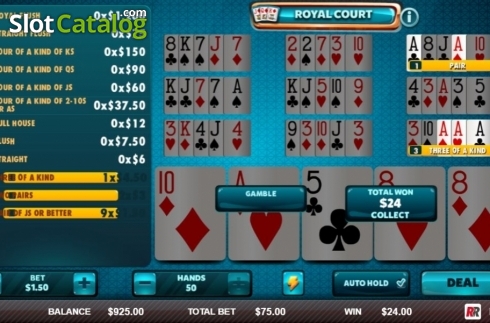 Скрин4. Royal Court слот