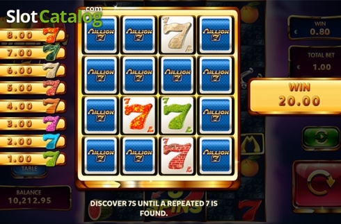 Скрин6. Million 7 слот