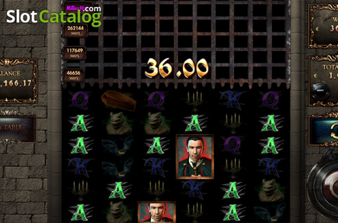 Скрин2. Million Dracula слот