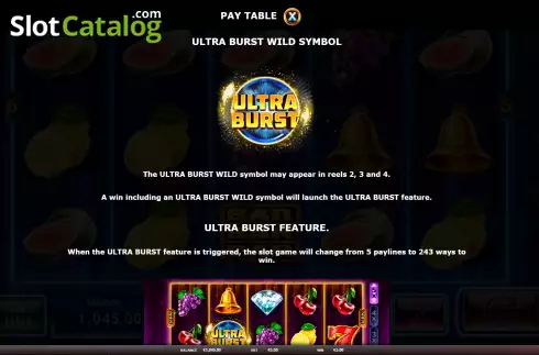 Скрин9. Ultra Burst слот