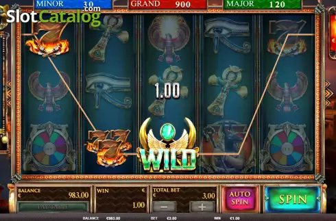 Скрин3. Guardians of Luxor 2 слот