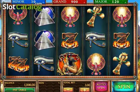Скрин2. Guardians of Luxor 3 слот