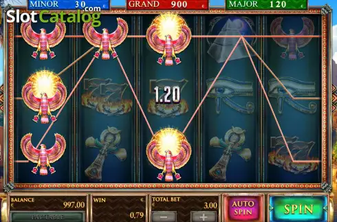 Скрин3. Guardians of Luxor 3 слот