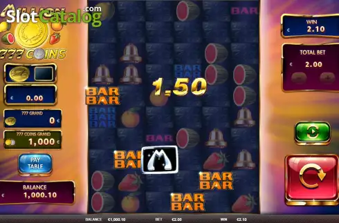 Скрин3. Million 777 Coins слот