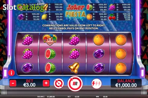 Скрин2. Joker Fiesta слот