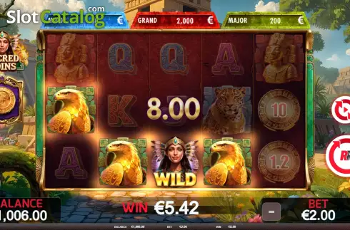 Скрин3. Sacred Coins слот