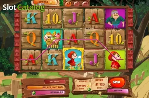 Скрин3. Little Red Riding Hood (Red Rake) слот