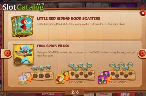 Скрин5. Little Red Riding Hood (Red Rake) слот