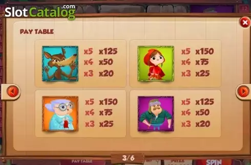 Скрин6. Little Red Riding Hood (Red Rake) слот
