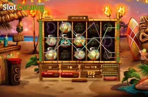 Скрин3. Hawaii (Red Rake) слот