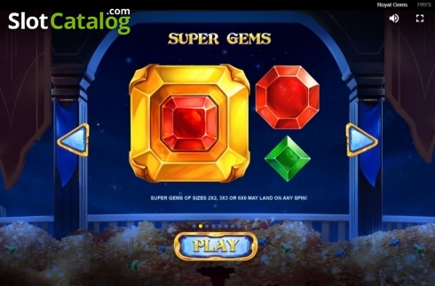 Скрин3. Royal Gems (Red Tiger) слот