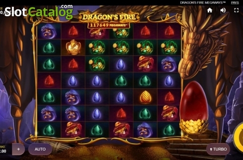Скрин2. Dragon's Fire Megaways слот