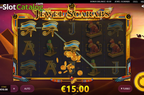 Скрин5. Jewel Scarabs слот