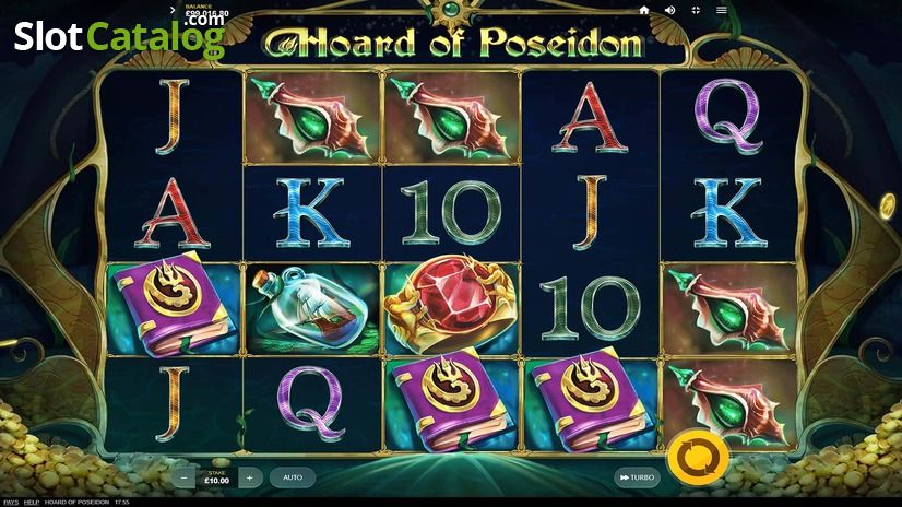 Hoard of Poseidon Reel Screen
