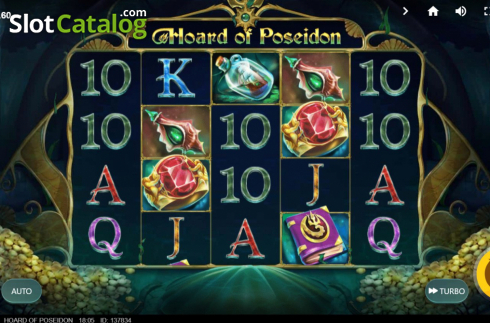 Скрин2. Hoard Of Poseidon слот