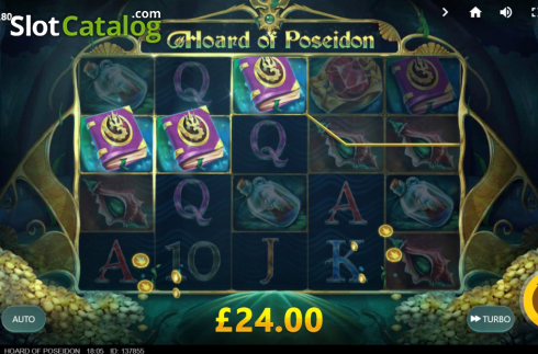 Скрин3. Hoard Of Poseidon слот