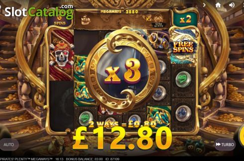 Скрин7. Pirates Plenty Megaways слот
