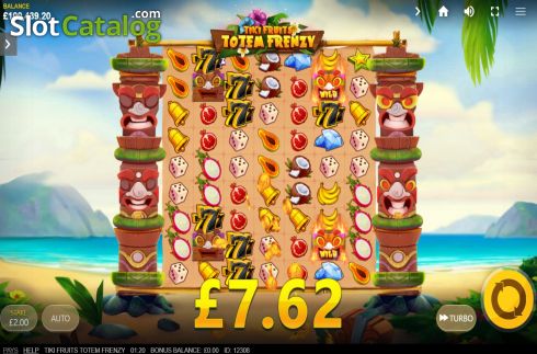 Скрин3. Tiki Fruits Totem Frenzy слот