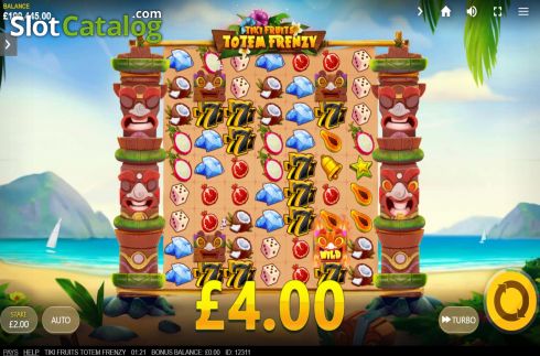 Скрин4. Tiki Fruits Totem Frenzy слот