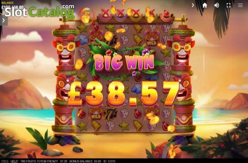 Скрин9. Tiki Fruits Totem Frenzy слот