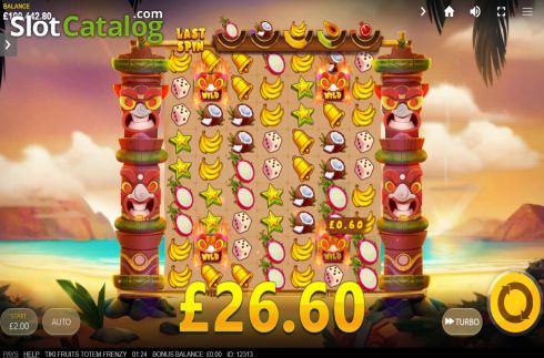 Скрин8. Tiki Fruits Totem Frenzy слот