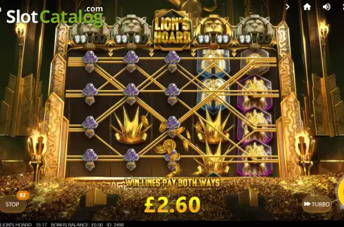 Скрин4. Lion's Hoard слот