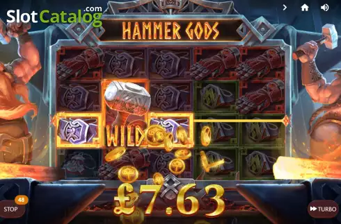 Скрин4. Hammer Gods слот