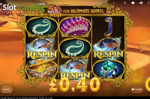 Скрин5. Genie Nights слот