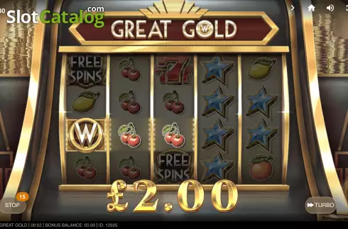 Скрин4. Great Gold слот