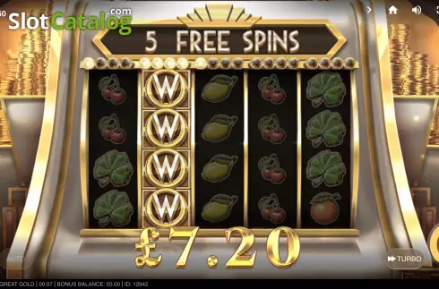 Скрин8. Great Gold слот