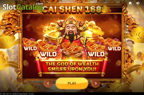 Скрин2. Cai Shen 168 слот