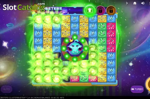 Скрин7. Blobsters Clusterbuster слот