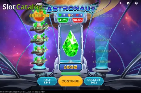 Скрин7. Astronaut (Red Tiger) слот