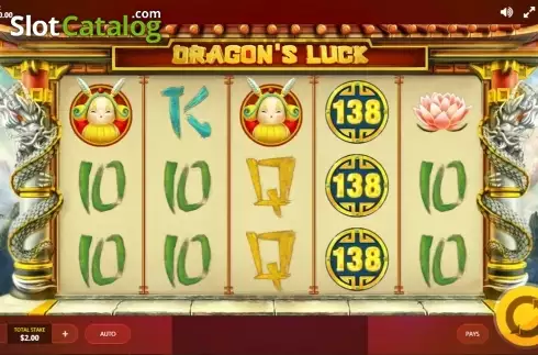 Скрин2. Dragon's Luck (Red Tiger) слот