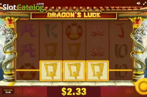 Скрин3. Dragon's Luck (Red Tiger) слот