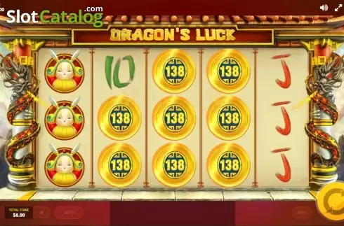 Скрин4. Dragon's Luck (Red Tiger) слот